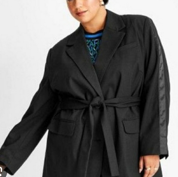 Future collective kahlana Barfield brown blazer - Picture 3 of 5
